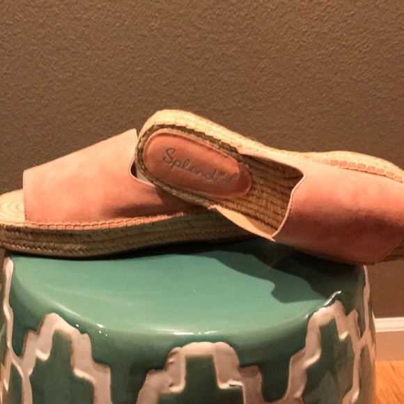 NIB! Splendid Espadrille Slide Blush Sandal - Picture 4 of 6